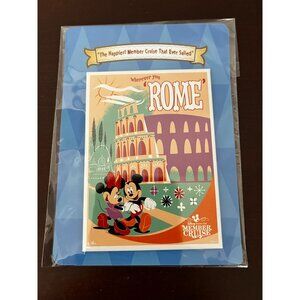 Rare 2024 Disney Bret Iwan Magnet Cruise Rome Italy Tour Cruise